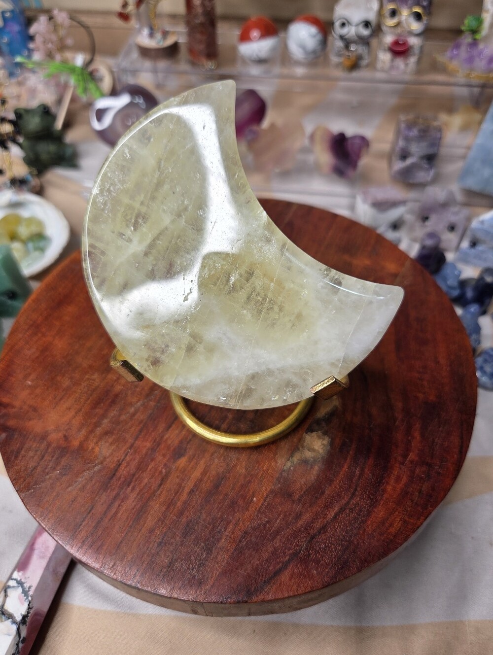 Citrine Moon 4.5 Inch ( Money And Abundance)
